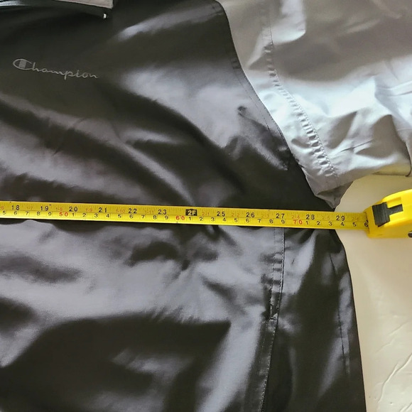 Champion Windbreaker Jacket Lightweight mens  Sz. XXL gray color - Picture 6 of 10